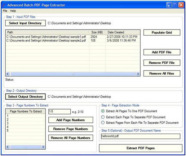 Advanced PDF Page Extractor官方版