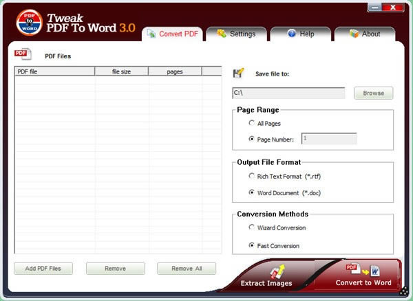 Tweak PDF To WordѰ