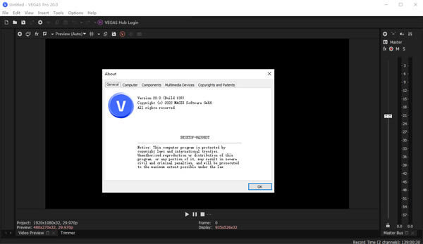 MAGIX VEGAS Pro 20百度云 第1张图片