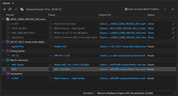 Adobe Media Encoder免费版怎么用截图3