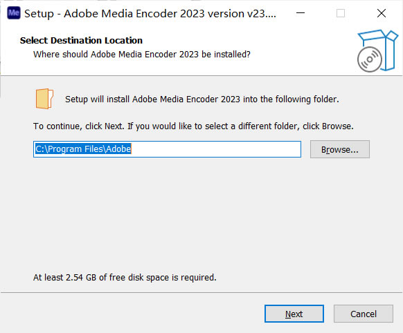 Adobe Media Encoder 2023安装方法1
