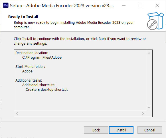 Adobe Media Encoder 2023安装方法4