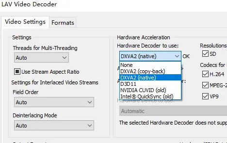 完美解码播放器版音画不同步解决方法