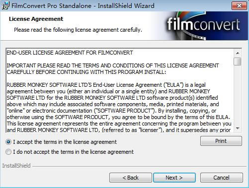 FilmConvert Nitrate破解版安装教程2