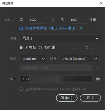 Adobe Animate2022特别版出图形和视频7