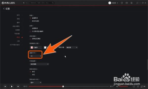 网易云音乐特别版如何显示歌词4