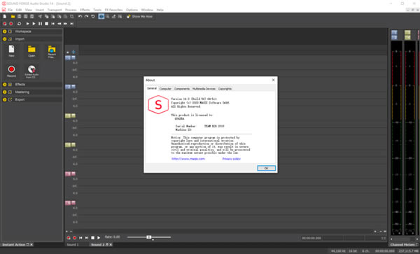 MAGIX SOUND FORGE Audio Studio特别版