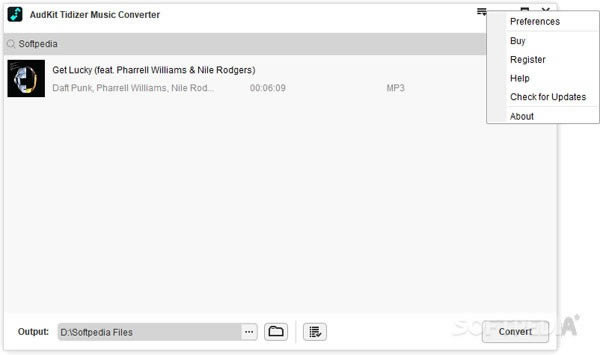 AudKit Tidizer Music Converter免费版