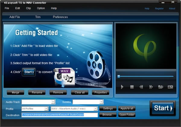 4Easysoft TS to WAV Converter下载