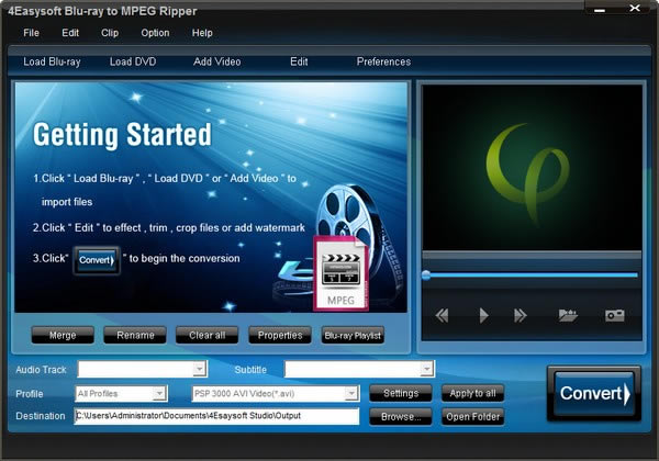 4Easysoft Blu-ray to MPEG Ripper