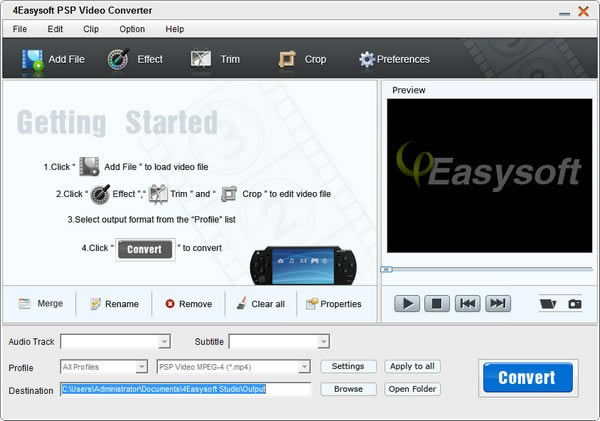 4Easysoft PSP Video ConverterѰ