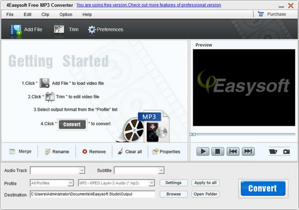 4Easysoft Free MP3 Converterٷ