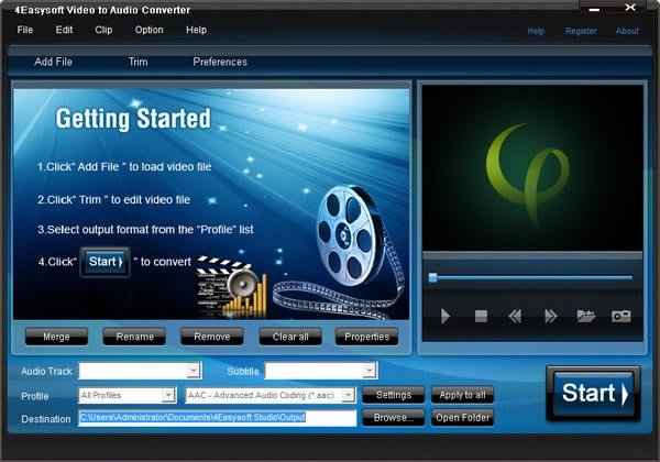 4Easysoft Video to Audio Converter