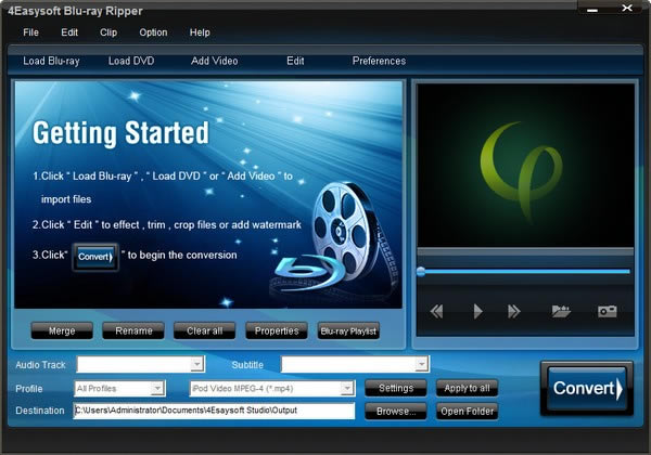 【4Easysoft Blu Ray Ripper官方正式版下载】4Easysoft Blu Ray Ripper(蓝光翻录软件) v3.1.30 官方正式版