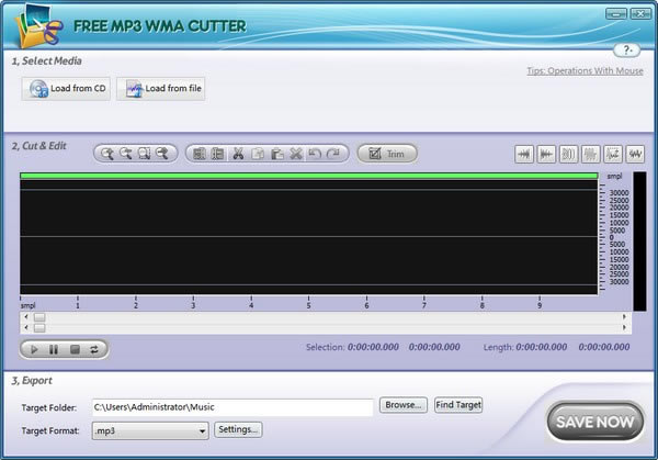 Free MP3 WMA Cutter免费版
