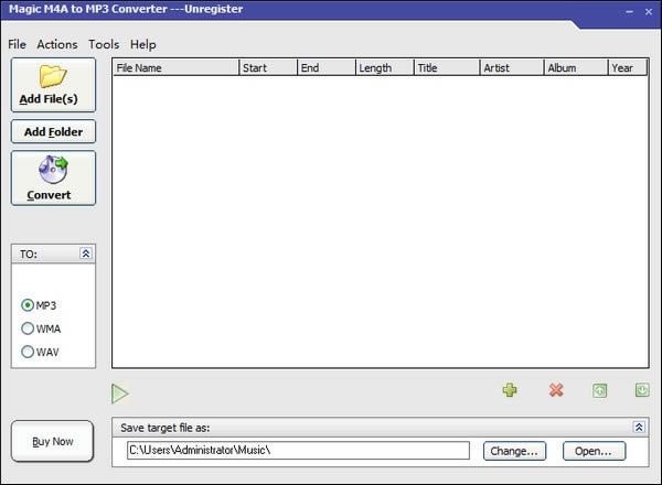 Magic M4A to MP3 Converter 