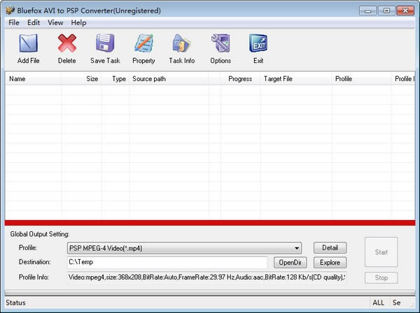 【Bluefox AVI to PSP Converter下载】Bluefox AVI to PSP Converter(AVI转PSP软件) v3.01官方正式版