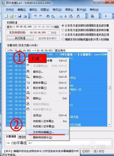 SrtEdit中文版使用教程截图