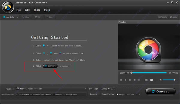 Aiseesoft MXF Converter中文版使用方法