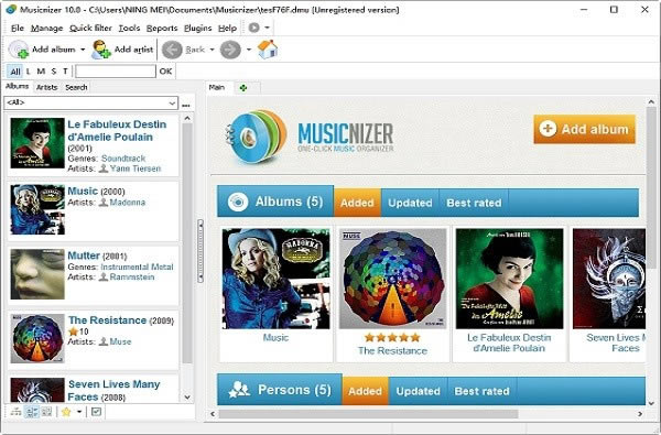 【Musicnizer下载】Musicnizer(音乐专辑管理工具) v10.0 官方正式版