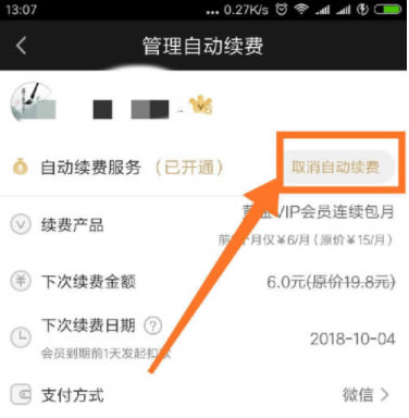 爱奇艺极速版怎么取消自动续费