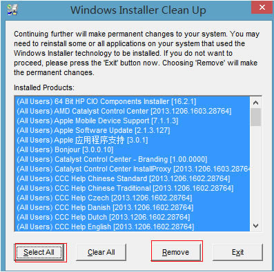 Windows Installer Clean Up截图