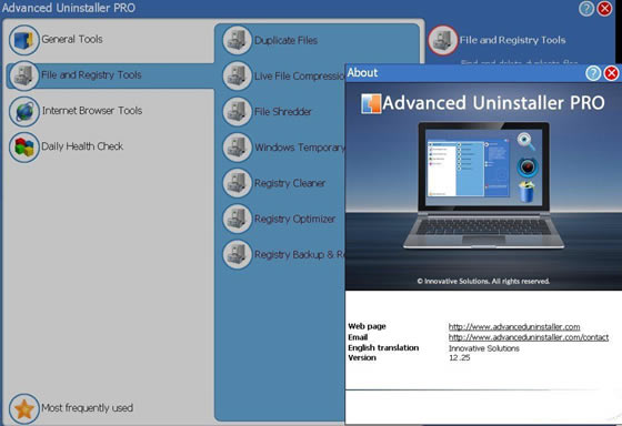 Advanced UninstallerءAdvanced Uninstallerжع v12.25 Ѱ