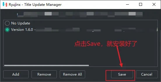 Ryujinx龙神模拟器如何安装游戏Updates4