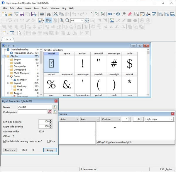 High Logic FontCreator Pro特别版