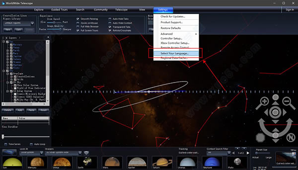 微软太空望远镜中文版中文设置教程截图