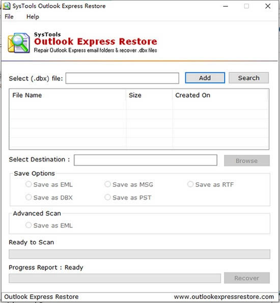 SysTools Outlook Exdivss Restore(ʼָ)