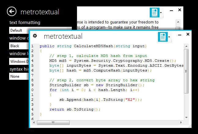 Metro风格文字编辑器MetroTextual-Metro风格文字编辑器MetroTextual下载 v1.7官方版