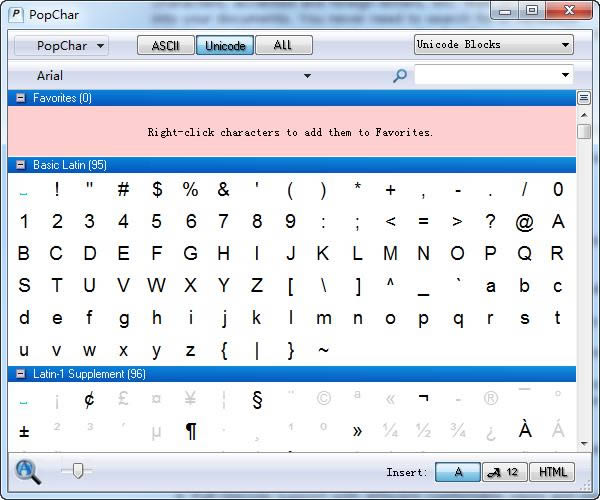 PopChar-特殊字符映射工具-PopChar下载 v7.4.0.2679官方版