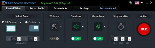 Fast Screen Recorder(Ļ¼ƹ)