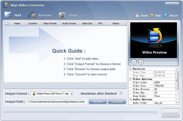 Kigo Video Converter(Ƶת)