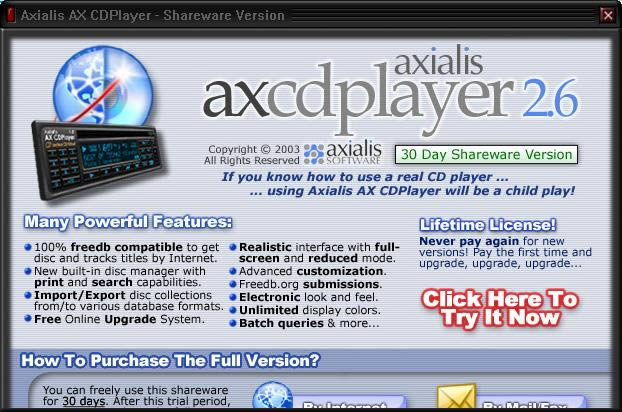 Axialis AX-CDPlayer-CD-Axialis AX-CDPlayer v2.61ٷ
