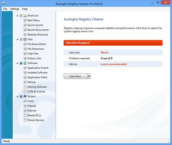 Auslogics Registry Cleaner Pro-ϵͳע-Auslogics Registry Cleaner Pro v9.0.0.1Ѱ