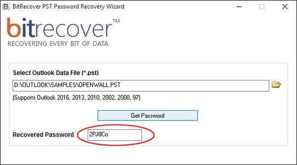 BitRecover PST Password Recovery Wizard-pst文档密码恢复软件-BitRecover PST Password Recovery Wizard下载 v3.0官方版