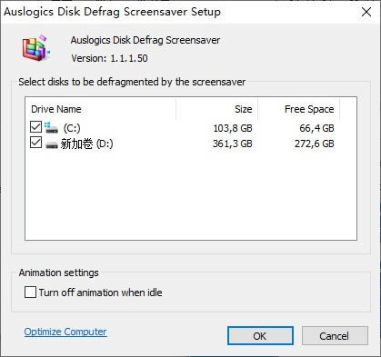 Auslogics Disk Defrag ScreenSaver(ƬĻ)