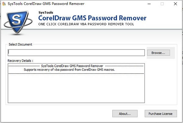 SysTools CorelDraw GMS Password Remover-密码移除工具-SysTools CorelDraw GMS Password Remover下载 v2.0官方版