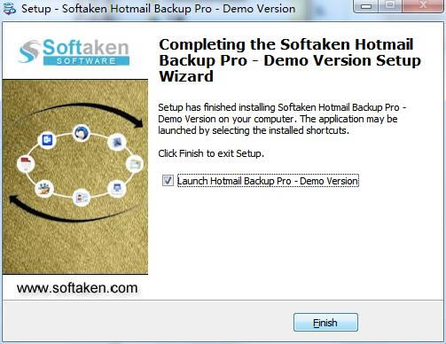 Softaken Hotmail Backup Proͼ