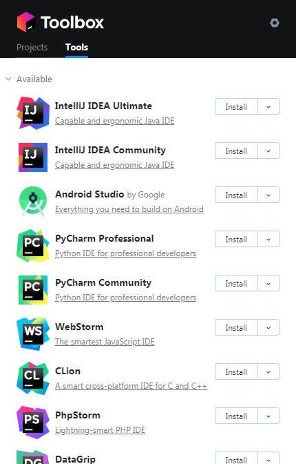 JetBrains Toolbox-JetBrains Toolbox下载 v1.21.9547官方版