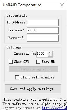 UnRAID Temperature-温度显示工具-UnRAID Temperature下载 v1.0.0.1官方版