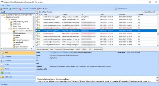 SysTools Outlook Deleted Items Recovery-ɾʼָ-SysTools Outlook Deleted Items Recovery v3.0Ѱ