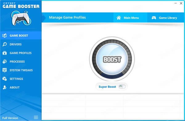 Crynet Game Booster-游戏增强器-Crynet Game Booster下载 v1.0.0免费版
