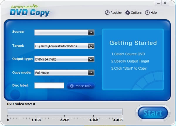 Aimersoft DVD Copy-DVD文件复制工具-Aimersoft DVD Copy下载 v2.5.1官方版