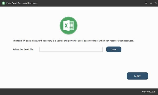 Free Excel Password Recovery-Excel文件密码恢复软件-Free Excel Password Recovery下载 v2.5官方版