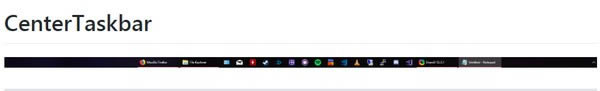 CenterTaskbar-ͼ-CenterTaskbar v1.6.0.0ٷ