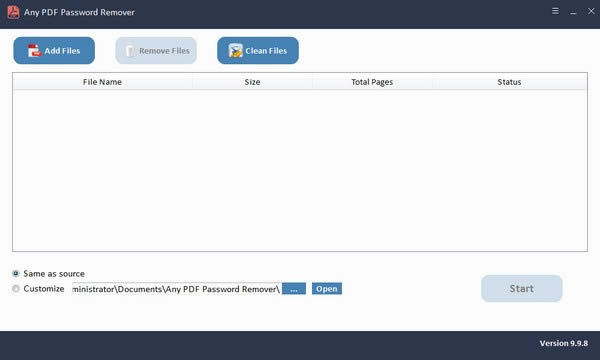 Any PDF Password Remover-Any PDF Password Remover下载 v9.9.8.0官方版