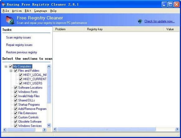 Eusing Free Registry Cleaner-ע-Eusing Free Registry Cleaner v4.1.0.0ɫ